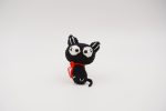 Red Scarf Black Cat