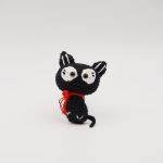 Red Scarf Black Cat