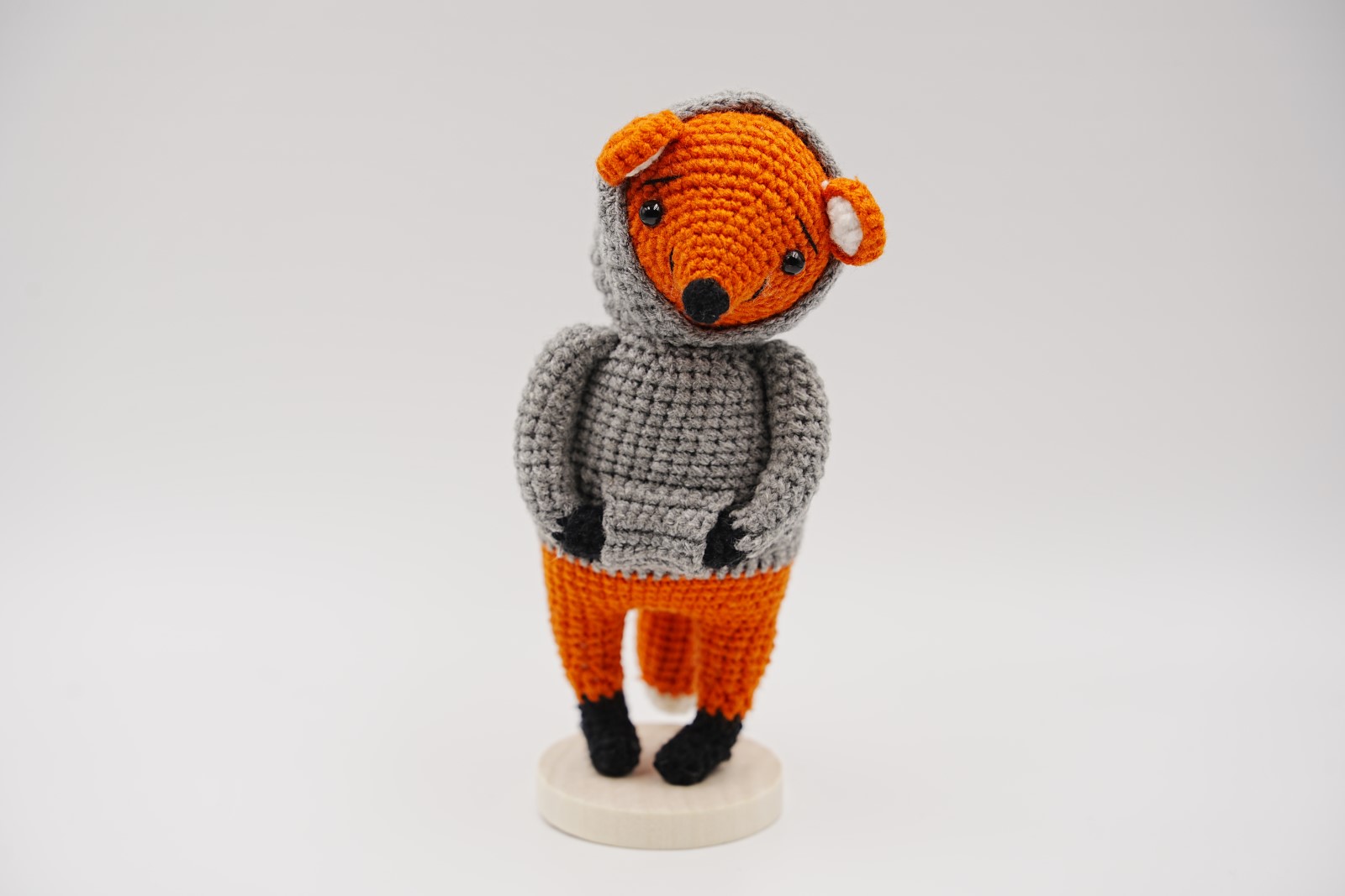 crochet-fox-011 Hoodie Fox - Image 1