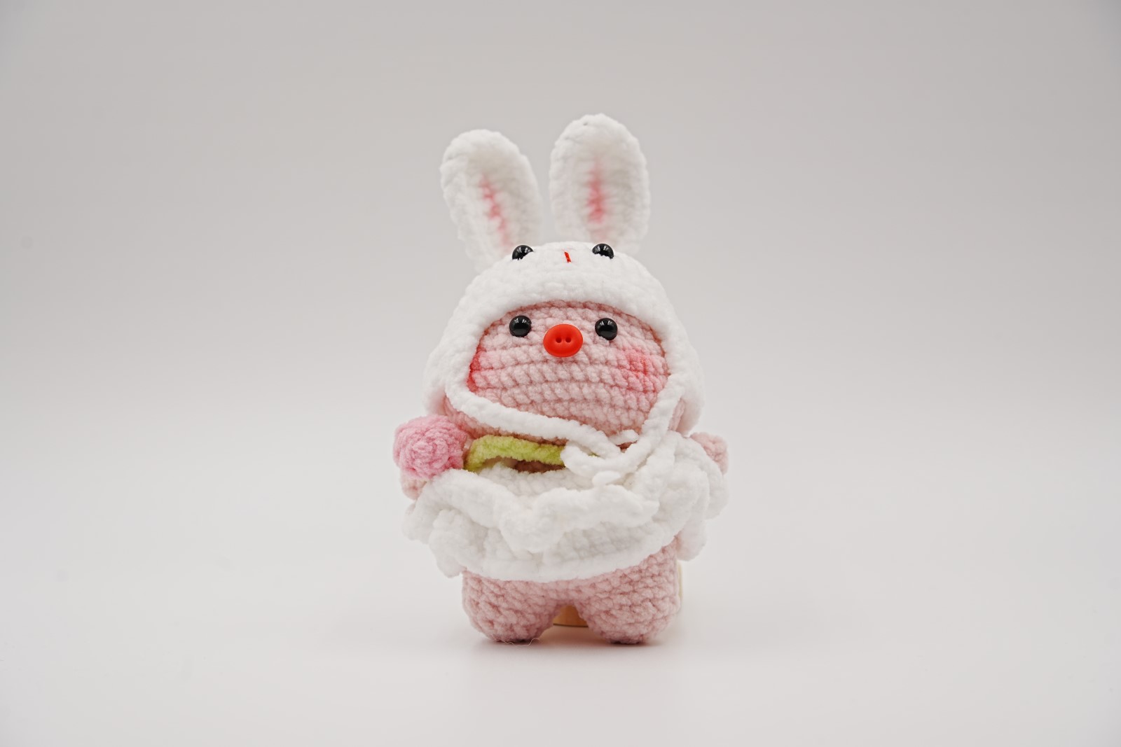 crochet-pig-004 Bunny Pig - Image 1